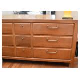 Vintage Lowboy Chest of Drawers / Dresser with Mirror