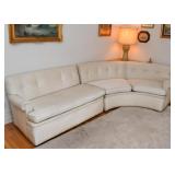 Vintage Custom Curved Sectional Sofa by Barnitz Studios, Evanston (2 pieces)