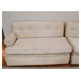 Vintage Custom Curved Sectional Sofa by Barnitz Studios, Evanston (2 pieces)