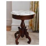 Small Occasional Table with Marble Top