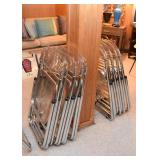 Clear Lucite / Plastic Folding Chairs (set of 11)