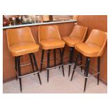 Vintage Bar Stools (Set of 4)