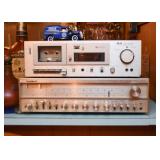 Quadraflex 878 Receiver & Akai Stereo Cassette Deck