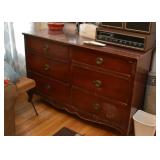 Antique / Vintage Lowboy Chest with Mirror