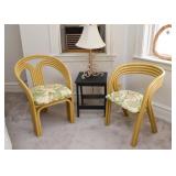 Vintage Side Chairs with Upholstered Seats