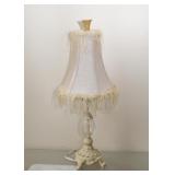 Table Lamp with Frilly Shade