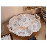 Vintage Porcelain Divided Server