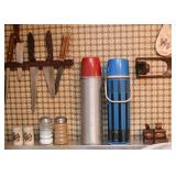 Cutlery / Knives, Vintage Thermoses, Salt & Pepper Shakers