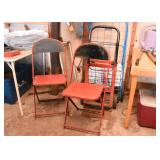 Metal Folding Chairs, Utility Dolly