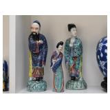 Vintage Chinese Ceramic / Porcelain Statues