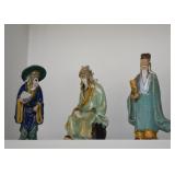 Vintage Chinese Ceramic Clay Mudman Figurines / Statues