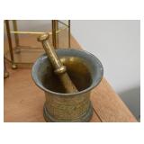 Brass Mortar & Pestle 