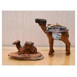 Camel Figures / Figurines (Wood, Leather)