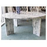 Vintage Italian Marble Cocktail Table, 60