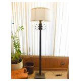 Mid-Century Black Ceruse Finish Yasha Heifetz Floor Lamp