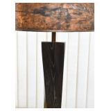 Mid-Century Black Ceruse Finish Yasha Heifetz Floor Lamp