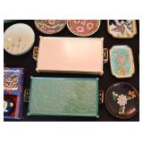 Small Vintage Metalware Trays