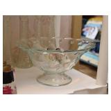 Glass Pedestal Bowl / Centerpiece