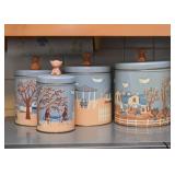 Vintage Canisters / Tins (Teddy Bears)