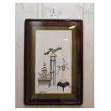 Framed Artwork, Japanese Bonsai Theme