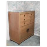 Mid-Century Highboy Chest of Drawers / Dresser by Albert (Approx. 40" L x 19.5" W x 44" H)