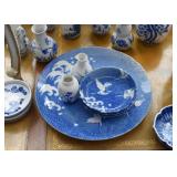 Blue & White Pottery & Porcelain (Delft, Chinese, Japanese, Asian, Etc.)