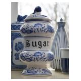 Blue & White Pottery & Porcelain (Delft, Chinese, Japanese, Asian, Etc.)