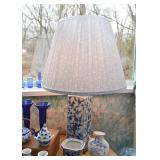 Blue & White Pottery Table Lamp