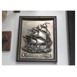 Old Ironsides Metal Wall Hanging