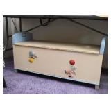 Vintage Toy Box / Chest / Trunk (Clown Motif)