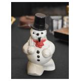 Vintage Snowman Candy Container