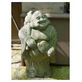 Concrete Happy Buddha Garden Statue