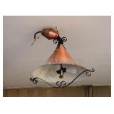 Vintage Copper Ceiling Light Fixture