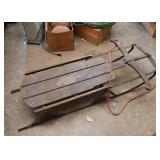 Vintage Wooden Sled