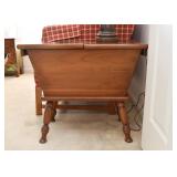 Pretty Pair of Side Tables / Sewing Storage Tables (top opens)