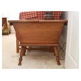 Pretty Pair of Side Tables / Sewing Storage Tables (top opens)