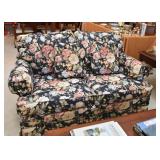 Loveseat with Floral Upholstery (Broyhill)