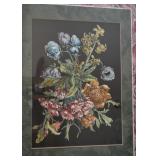 Framed Floral Bouquet Prints (Pair)