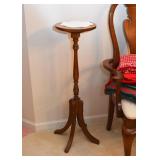 Turned Wood Pedestal / Plant Stand