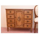 Country Style Chest / Console / Cabinet (Roses)