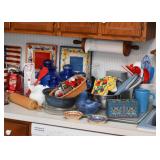 Pottery / Dishware (including Polish pottery), Pie Plates, Rolling Pin, Utensils, Etc.