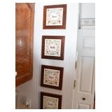 Framed Tiles / Trivets Wall Art