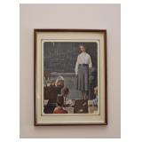 Framed Norman Rockwell Teacher Print