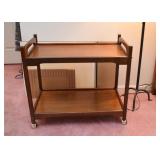 Vintage Rolling Cart / TV Stand