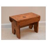 Primitive Wooden Foot Stool