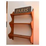 Wooden Wall Display Shelf