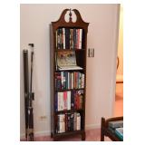 Narrow Traditional Style Bookshelf 