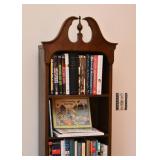 Narrow Traditional Style Bookshelf 