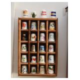 Thimble Collection, Small Display Shelf / Curio