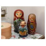 Collection of Russian Nesting Dolls